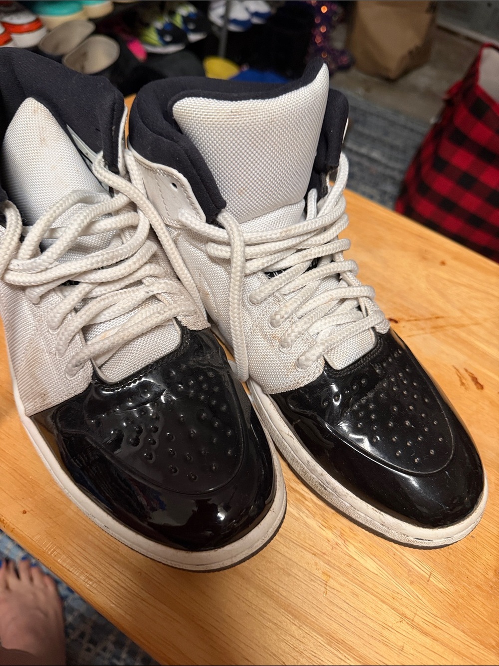 Nike Men's High-Top Sneakers in Black and White